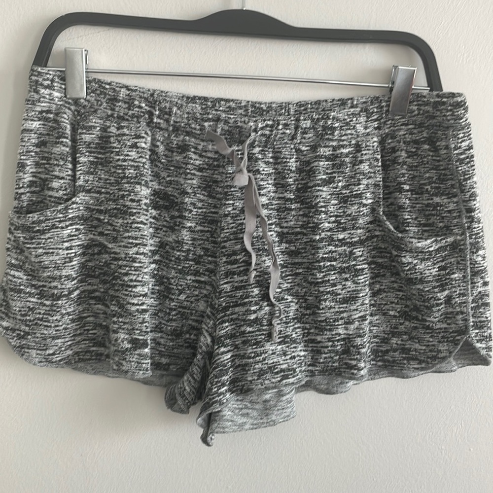 Sleep shorts loungewear pj shorts gray